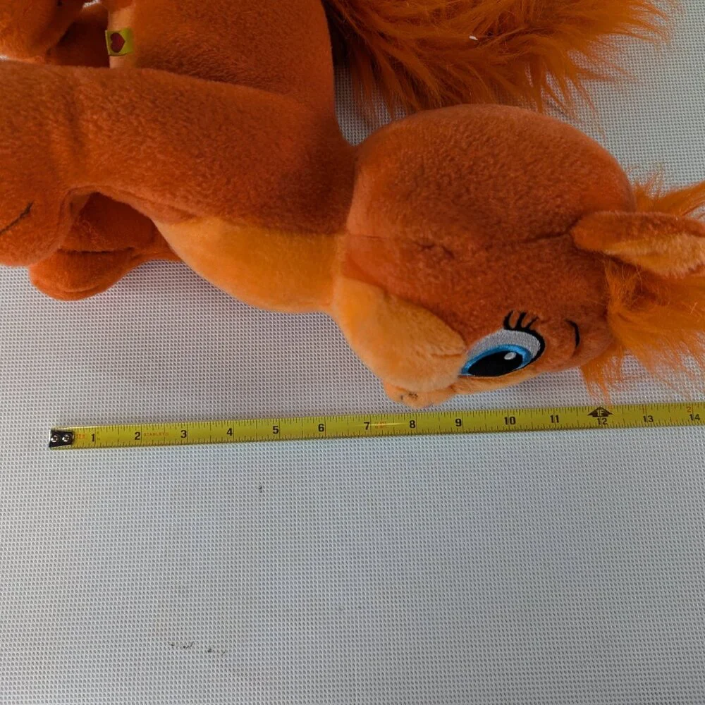 Build-A-Bear BAB Disney Princess Ariel Palace Pets Orange Kitty Plush